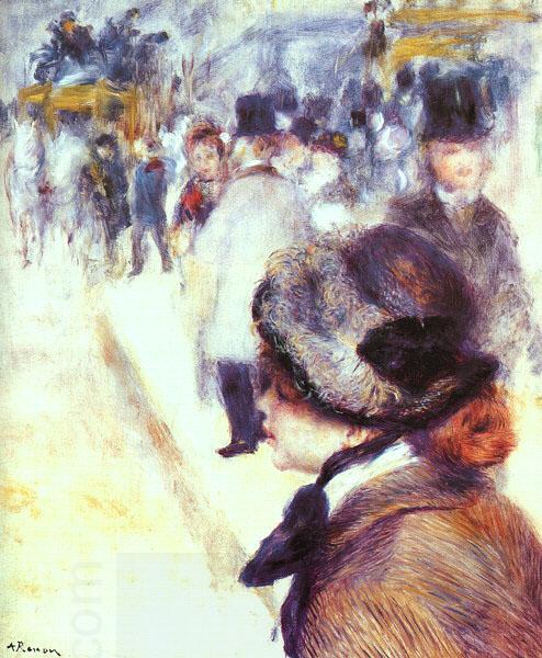 Pierre Renoir Place Clichy oil painting picture